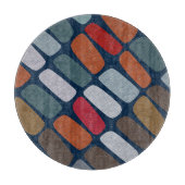 Veelkleurige steentjes snijplank (Voorkant)