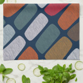 Veelkleurige steentjes theedoek (Gevouwen)