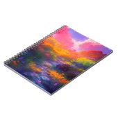 Veelkleurige symfonie van de Sunset Garden Notitieboek (Linkerzijde)