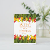 Veelkleurige Tulpen Boeket Thunder_Cove RSVP Kaartje (Staand voorkant)