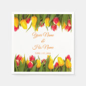 Veelkleurige Tulpen Boeket Thunder_Cove Servet (Voorkant)