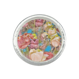 Veelkleurige Tulpen Foto Ring (schoonheid)