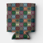 Veelkleurige Uil Patroon Blikjeskoeler (Voorkant)