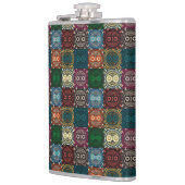 Veelkleurige Uil Patroon Heupfles (Links)