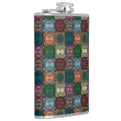 Veelkleurige Uil Patroon Heupfles (Rechts)