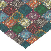 Veelkleurige Uil Patroon Korte Tafelloper (Hoek)