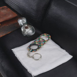 Veelkleurige Uil Patroon Mini Flessenopener