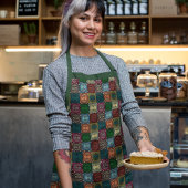 Veelkleurige Uil Patroon Schort