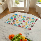 Veelkleurige Uil Patroon Snijplank