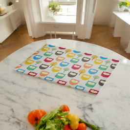 Veelkleurige Uil Patroon Snijplank