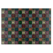 Veelkleurige Uil Patroon Snijplank (Voorkant)