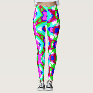 Veelkleurige vibran abstract "Ratti_Creative_Arts" Leggings