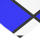 Veelkleurige vierkanten geometrisch patroon lange tafelloper (Hoek)