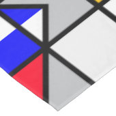 Veelkleurige vierkanten geometrisch patroon tafelkleed (Gekanteld)