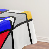 Veelkleurige vierkanten geometrisch patroon tafelkleed (Voorbeeld)