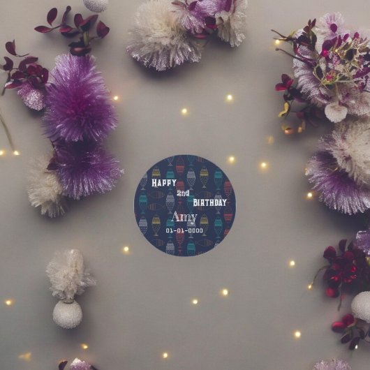 Veelkleurige Vis Pattern Sticker