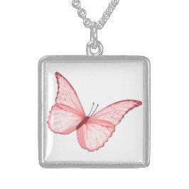 Veelkleurige vlinder Ketting