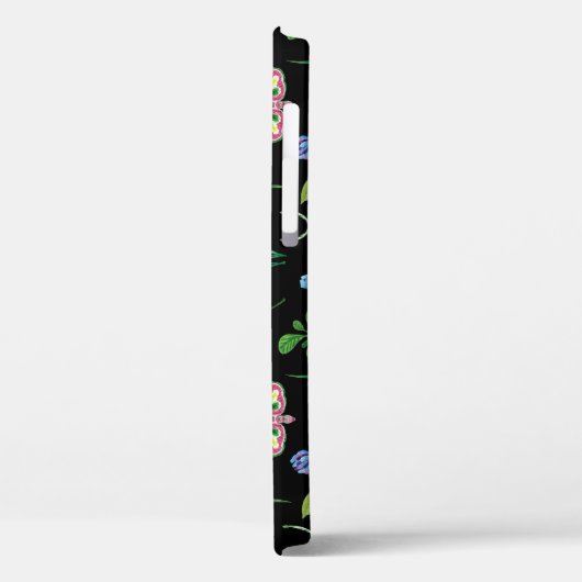 Veelkleurige vlinders: helder naadloos patroon Case-Mate iPhone case (Achterkant / Links)