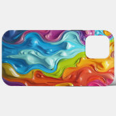 Veelkleurige vloeibare verf Abstract Case-Mate iPhone Case (Achterkant (horizontaal))