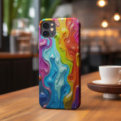 Veelkleurige vloeibare verf Abstract Case-Mate iPhone Case