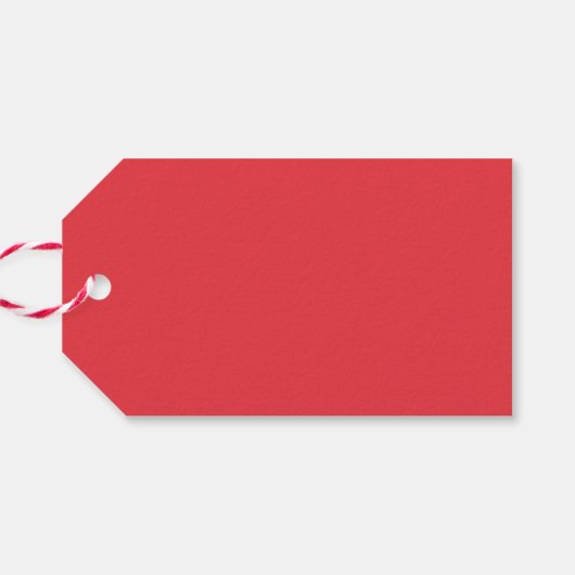 Veelkleurige "Vreugdevolle" Aangepaste Kerstmis Cadeaulabel (Achterkant Horizontaal)