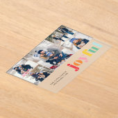 Veelkleurige "Vreugdevolle" Galerij van 5 Foto's F Acryl Uitnodigingen (Laagn)