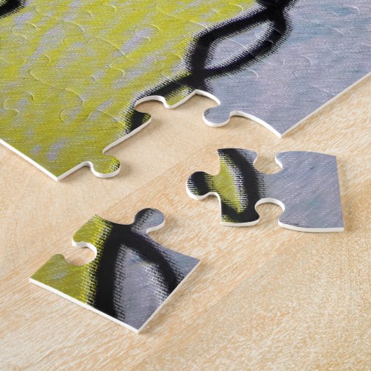 Veelkleurige wind Abstracte moderne kunst Legpuzzel (Zijkant)