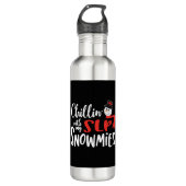 Veeltalenpatholoog voor kerstfeest waterfles  (Voorkant)