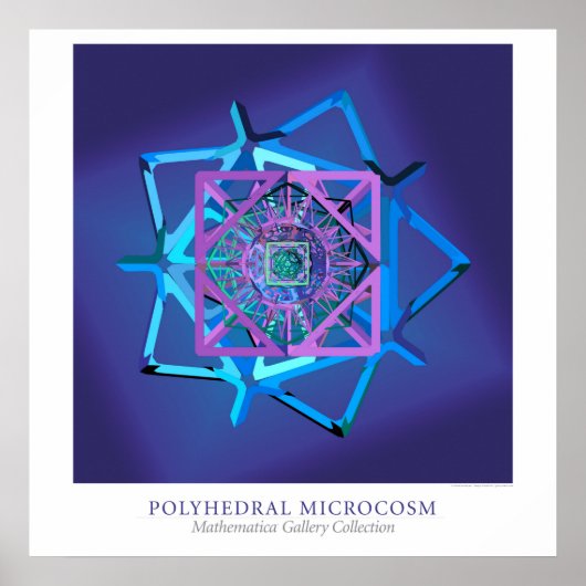 Veelvlakkige Microkosmos Poster (Voorkant)