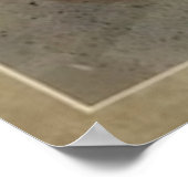 Veelvouden van 5, Sand Dollar Starfish Person Post Poster (Hoek)