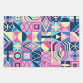 veelvoudig kleurrijk patroon inpakpapier vel (Voorkant 3)