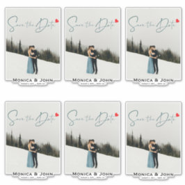 Veelvoudig sparen de Aangepaste Foto van de Datum Sticker