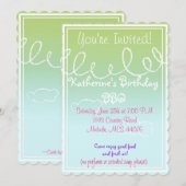 Veelvoudige chemische gevoeligheidsuitnodiging kaart (Voorkant / Achterkant)