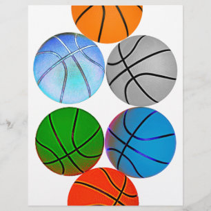 Veelvoudige gekleurde Basketballen
