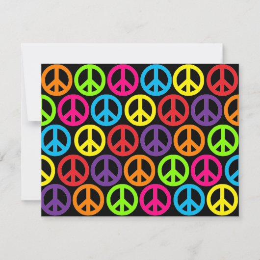 Veelvoudige Multicolor Vredessignalen Kaart (Voorkant)