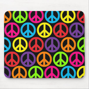 Veelvoudige Multicolor Vredessignalen Muismat