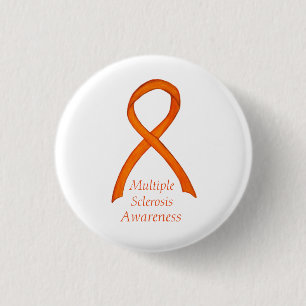 Veelvoudige Sclerosis Awareness Ribbon Custom Pins Ronde Button 3,2 Cm