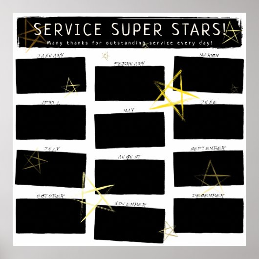 Veelvoudige werknemer van de vertoning van de maan poster (Voorkant)