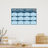 Veelvoudige Werknemers van de de fotovertoning van Poster (Keuken)