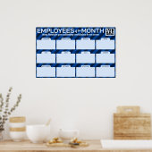 Veelvoudige Werknemers van de Post van de de fotov Poster (Keuken)