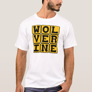 Veelvraat, woest zoogdier t-shirt