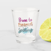 Veelvuldig morsen shot glas (Voorkant)