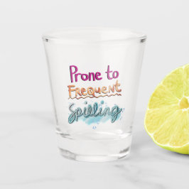 Veelvuldig morsen shot glas