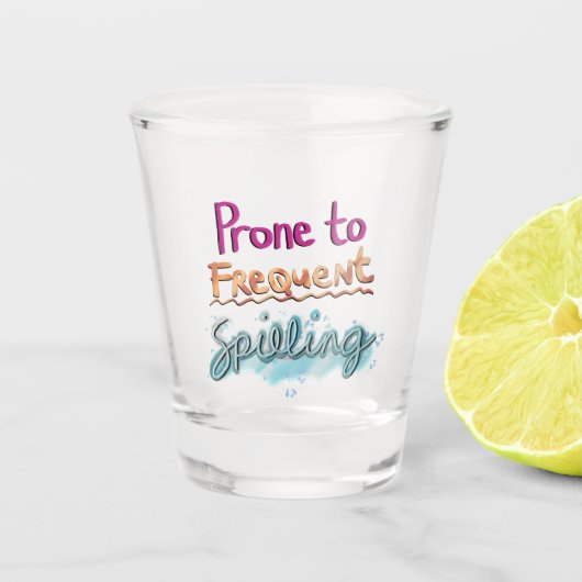 Veelvuldig morsen shot glas (Voorkant)