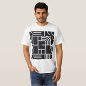 veelzijdig abstract ontwerp-T-shirt T-shirt (Voorkant volledig)