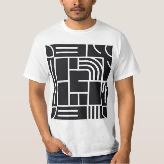 veelzijdig abstract ontwerp-T-shirt T-shirt
