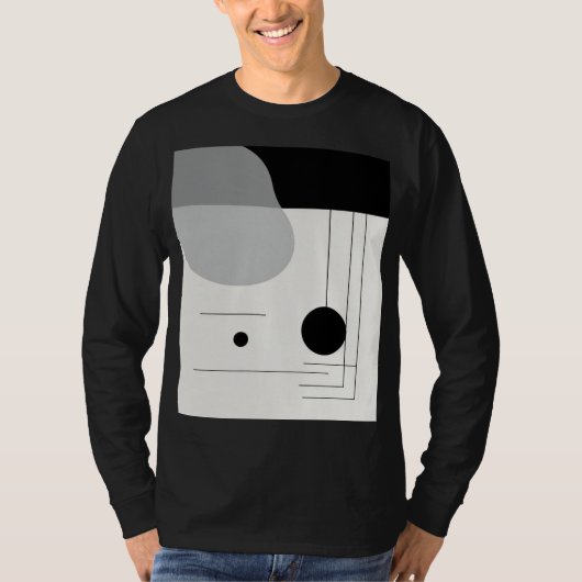 veelzijdig abstract ontwerp-T-shirt T-shirt (Voorkant)