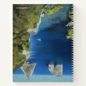 Veelzijdig Blauw Water Kunst Notitieboek (Achterkant)