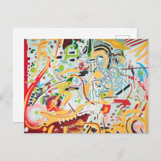 veelzijdig briefkaart (Voorkant / Achterkant)