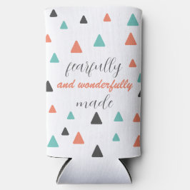 Veelzijdig doordacht, driekwartpatrooncitaat seltzer blikjeskoeler